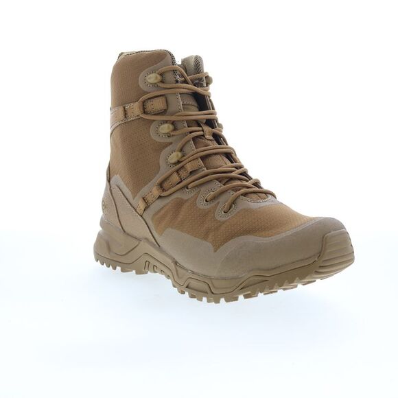 Original Swat Mens Alpha Fury 8" Side-Zip Brown Boots (NWT) - Picture 2 of 7